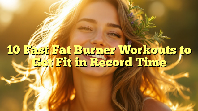 10 Fast Fat Burner Workouts to Get Fit in Record Time
