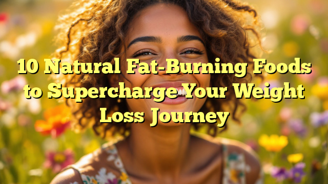 10 Natural Fat-Burning Foods to Supercharge Your Weight Loss Journey