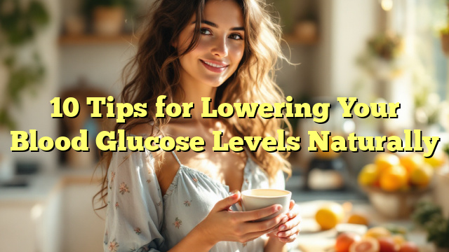 10 Tips for Lowering Your Blood Glucose Levels Naturally