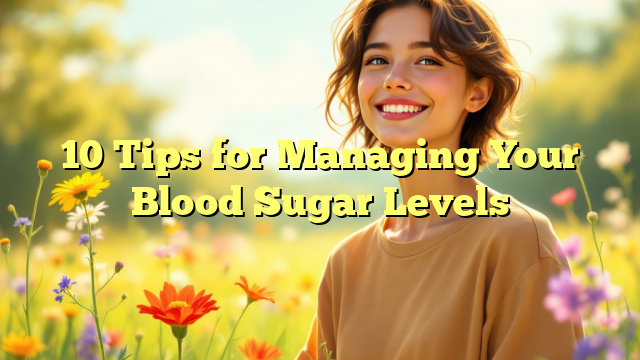 10 Tips for Managing Your Blood Sugar Levels