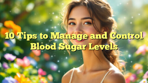 10 Tips to Manage and Control Blood Sugar Levels