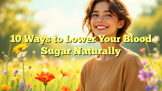 10 Ways to Lower Your Blood Sugar Naturally