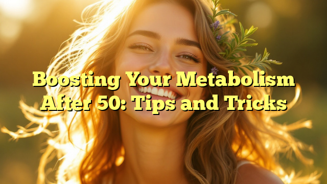 Boosting Your Metabolism After 50: Tips and Tricks