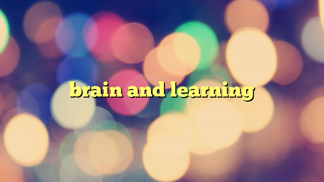 brain and learning