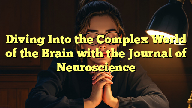 Diving Into the Complex World of the Brain with the Journal of Neuroscience