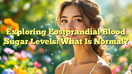 Exploring Postprandial Blood Sugar Levels: What Is Normal?