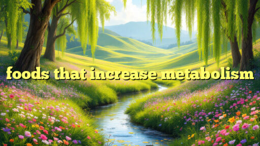 foods that increase metabolism