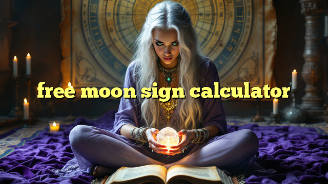 free moon sign calculator