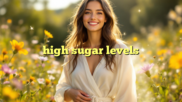 high sugar levels