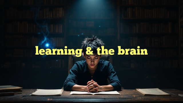 learning & the brain