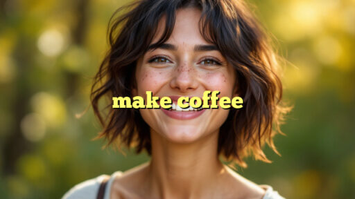 make coffee
