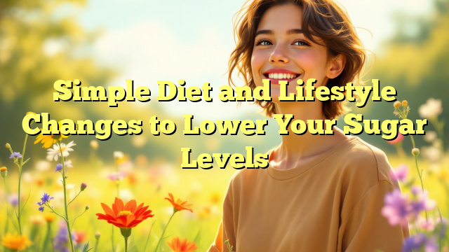 Simple Diet and Lifestyle Changes to Lower Your Sugar Levels