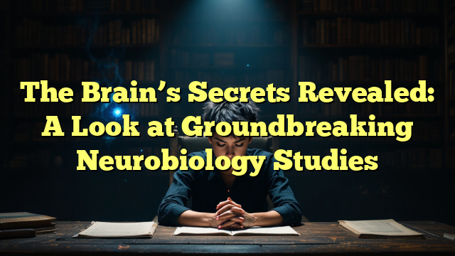 The Brain's Secrets Revealed: A Look at Groundbreaking Neurobiology Studies