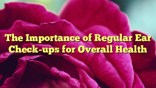 The Importance of Regular Ear Check-ups for Overall Health