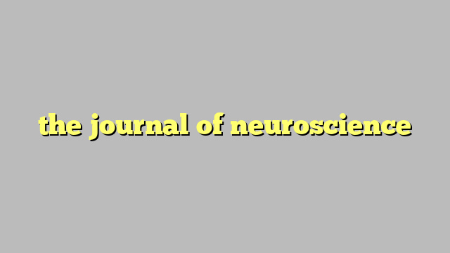 the journal of neuroscience
