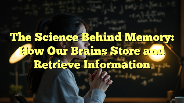 The Science Behind Memory: How Our Brains Store and Retrieve Information