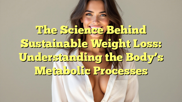 The Science Behind Sustainable Weight Loss: Understanding the Body's Metabolic Processes