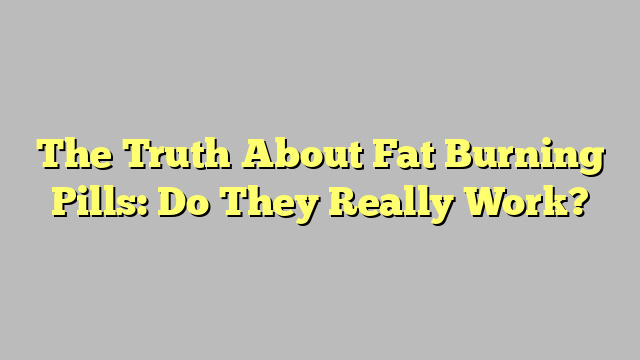 The Top Fat Loss Supplements: What Really Works