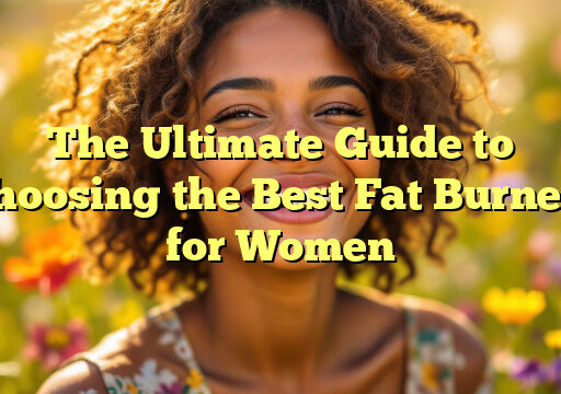 The Ultimate Guide to Choosing the Best Fat Burners for Women