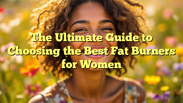 The Ultimate Guide to Choosing the Best Fat Burners for Women