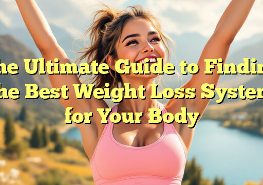 The Ultimate Guide to Finding the Best Weight Loss System for Your Body