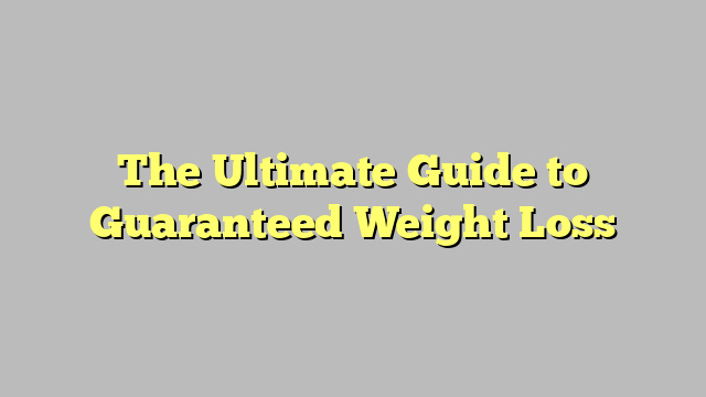 best supplement for weight loss