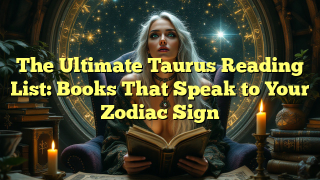 The Ultimate Taurus Reading List: Books That Speak to Your Zodiac Sign