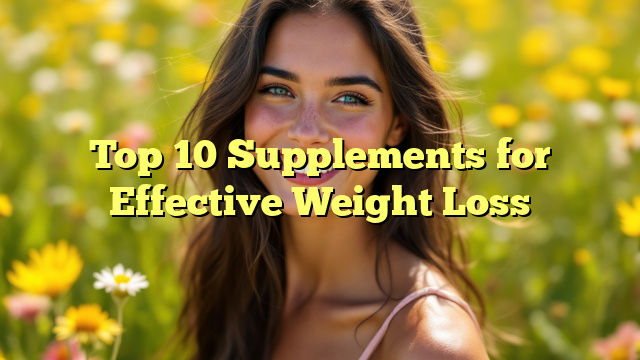 Top 10 Supplements for Effective Weight Loss
