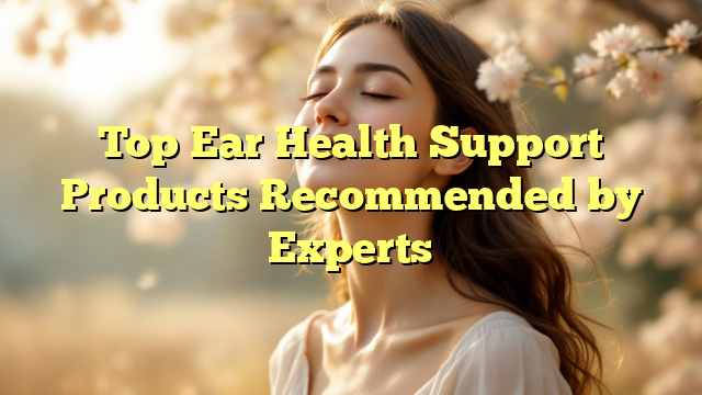 Top Ear Health Support Products Recommended by Experts