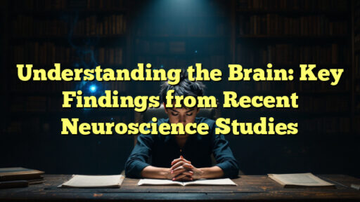 Understanding the Brain: Key Findings from Recent Neuroscience Studies
