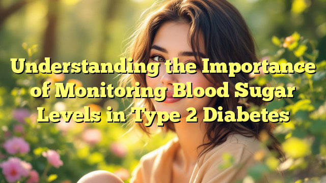 Understanding the Importance of Monitoring Blood Sugar Levels in Type 2 Diabetes