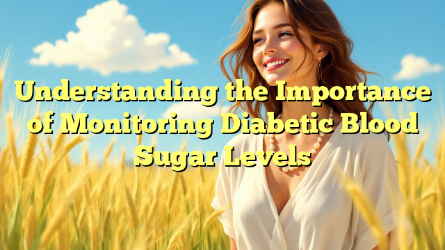 Understanding the Importance of Monitoring Diabetic Blood Sugar Levels