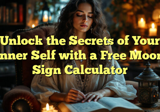 Unlock the Secrets of Your Inner Self with a Free Moon Sign Calculator