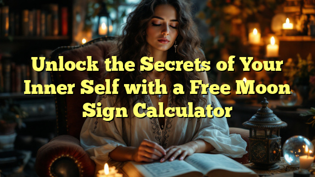 Unlock the Secrets of Your Inner Self with a Free Moon Sign Calculator