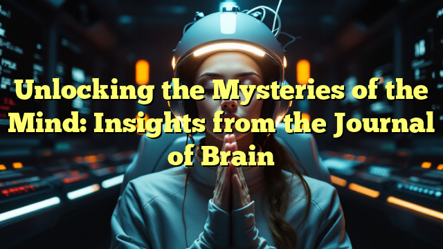 Unlocking the Mysteries of the Mind: Insights from the Journal of Brain