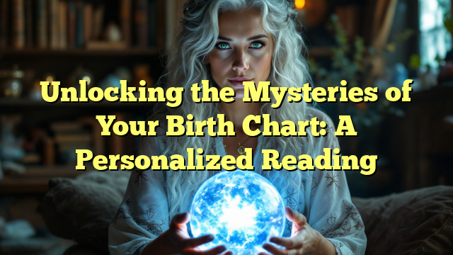 Unlocking the Mysteries of Your Birth Chart: A Personalized Reading