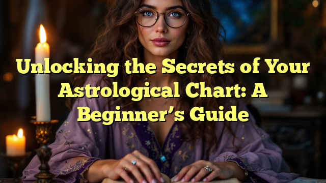 Unlocking the Secrets of Your Astrological Chart: A Beginner's Guide