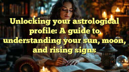 Unlocking your astrological profile: A guide to understanding your sun, moon, and rising signs