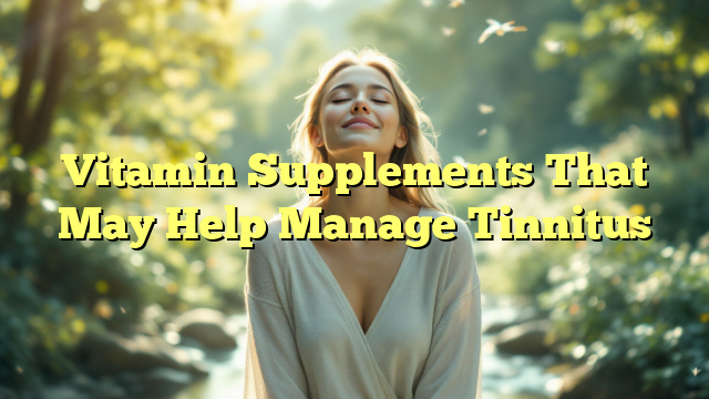 Vitamin Supplements That May Help Manage Tinnitus