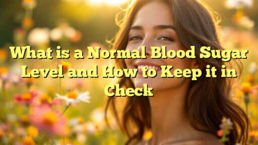 What is a Normal Blood Sugar Level and How to Keep it in Check