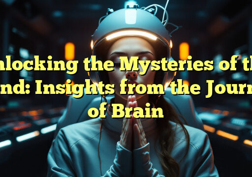 Unlocking the Mysteries of the Mind: Insights from the Journal of Brain
